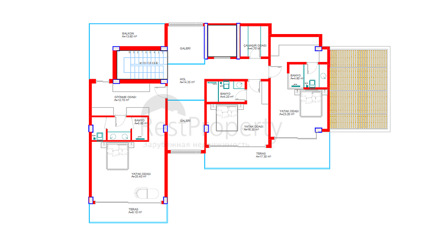 فلل فاخرة قيد الانشاء - في منطقة كارجيجاك / الانيا 