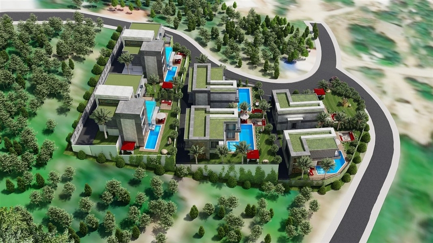 فلل فاخرة قيد الانشاء - في منطقة كارجيجاك / الانيا 