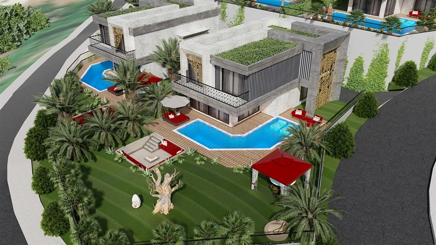 فلل فاخرة قيد الانشاء - في منطقة كارجيجاك / الانيا 