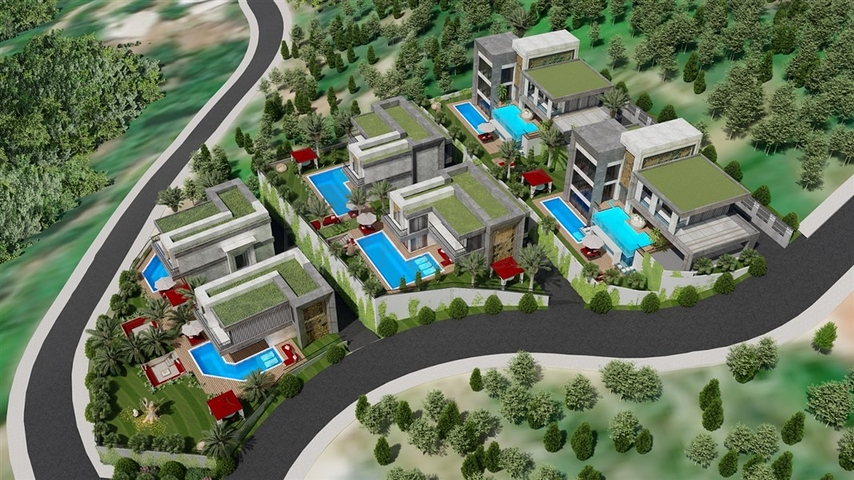 فلل فاخرة قيد الانشاء - في منطقة كارجيجاك / الانيا 