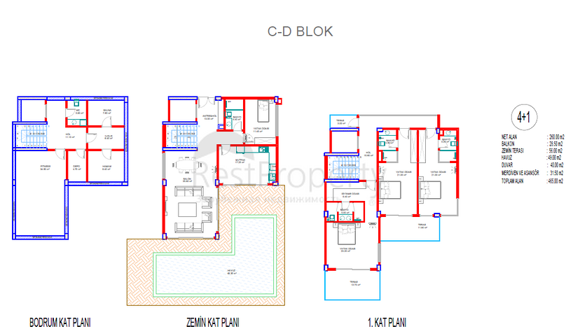 فلل فاخرة قيد الانشاء - في منطقة كارجيجاك / الانيا 