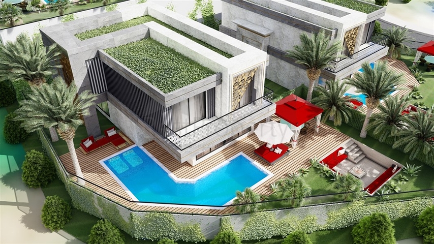 فلل فاخرة قيد الانشاء - في منطقة كارجيجاك / الانيا 