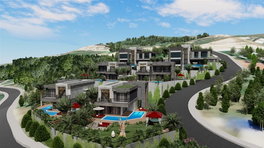 فلل فاخرة قيد الانشاء - في منطقة كارجيجاك / الانيا 