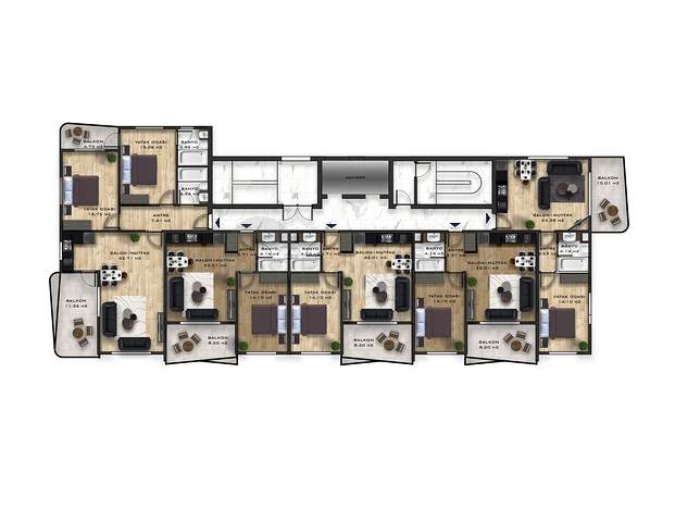 شقق بالتقسيط في الانيا -مجمع قيد الانشاء في محمودلار / الانيا 