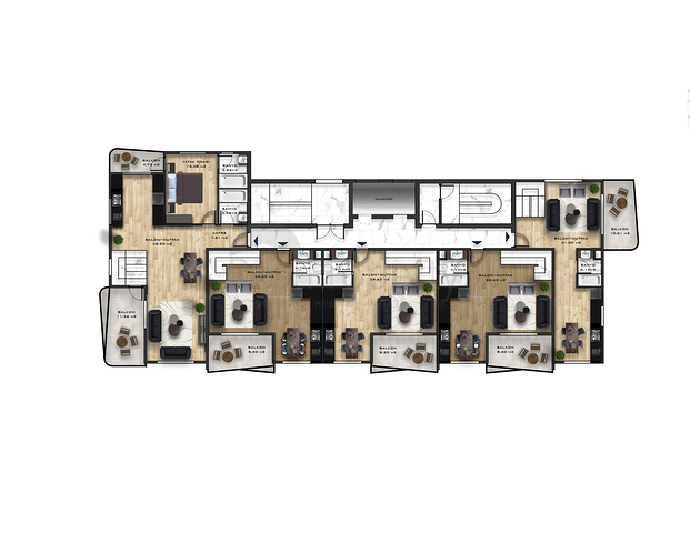شقق بالتقسيط في الانيا -مجمع قيد الانشاء في محمودلار / الانيا 