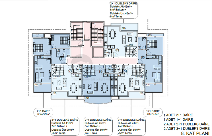 شقق بالاقساط في الانيا - مجمع قيد الانشاء في منطقة افسلار 