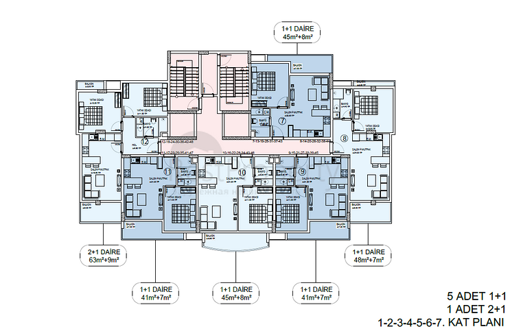 شقق بالاقساط في الانيا - مجمع قيد الانشاء في منطقة افسلار 