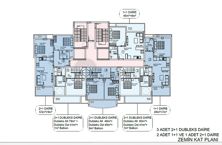 شقق بالاقساط في الانيا - مجمع قيد الانشاء في منطقة افسلار 
