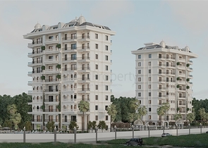 شقق بالاقساط في الانيا - مجمع قيد الانشاء في منطقة افسلار 