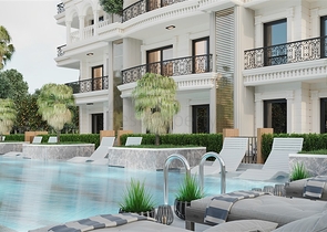 شقق بالاقساط في الانيا - مجمع قيد الانشاء في منطقة افسلار 