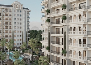 شقق بالاقساط في الانيا - مجمع قيد الانشاء في منطقة افسلار 