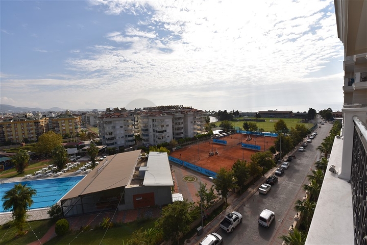 اطلالة بحر - مجمع 5 نجوم -شقة 2 غرفة وصالة في مركز الانيا 