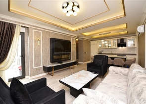 اطلالة بحر - مجمع 5 نجوم -شقة 2 غرفة وصالة في مركز الانيا 