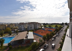 اطلالة بحر - مجمع 5 نجوم -شقة 2 غرفة وصالة في مركز الانيا 