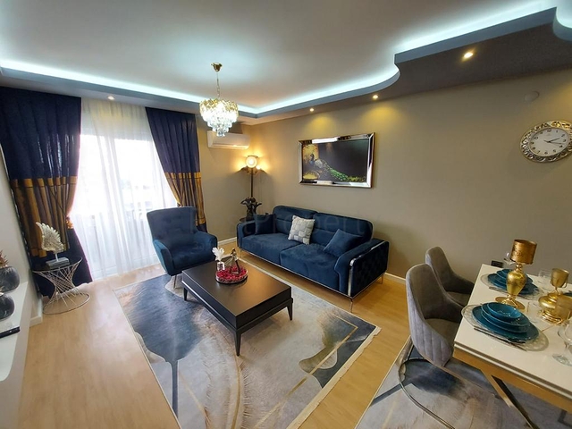 اطلالة بحر -شقة 2 غرفة وصالة -مفروشة -ضمن مجمع سكني في محمودلار / الانيا 