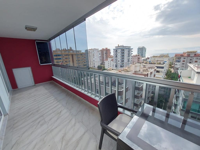 اطلالة بحر -شقة 2 غرفة وصالة -مفروشة -ضمن مجمع سكني في محمودلار / الانيا 