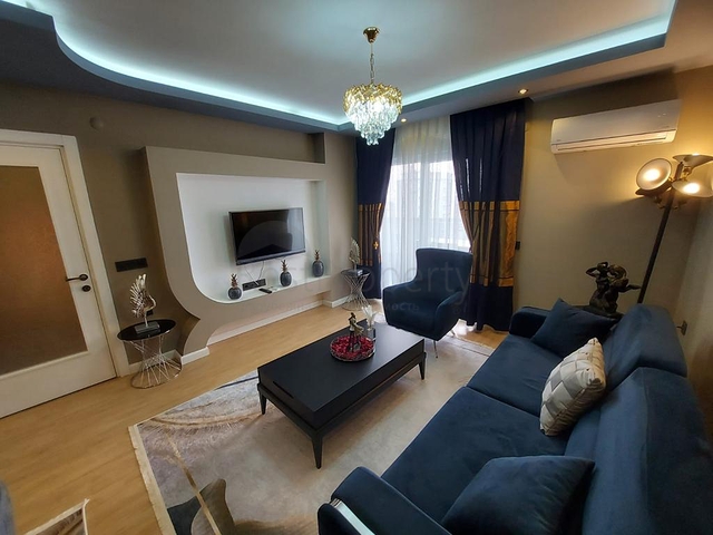 اطلالة بحر -شقة 2 غرفة وصالة -مفروشة -ضمن مجمع سكني في محمودلار / الانيا 