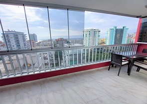 اطلالة بحر -شقة 2 غرفة وصالة -مفروشة -ضمن مجمع سكني في محمودلار / الانيا 