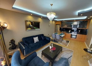 اطلالة بحر -شقة 2 غرفة وصالة -مفروشة -ضمن مجمع سكني في محمودلار / الانيا 