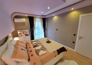 اطلالة بحر -شقة 2 غرفة وصالة -مفروشة -ضمن مجمع سكني في محمودلار / الانيا 