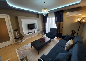 اطلالة بحر -شقة 2 غرفة وصالة -مفروشة -ضمن مجمع سكني في محمودلار / الانيا 