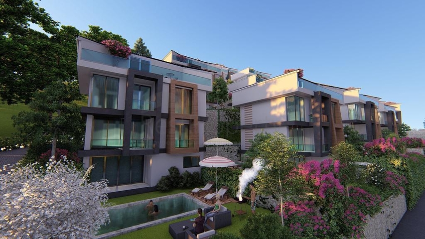 فيلات فريدة مطلة على البحر