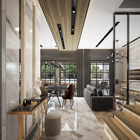 فيلات فريدة مطلة على البحر