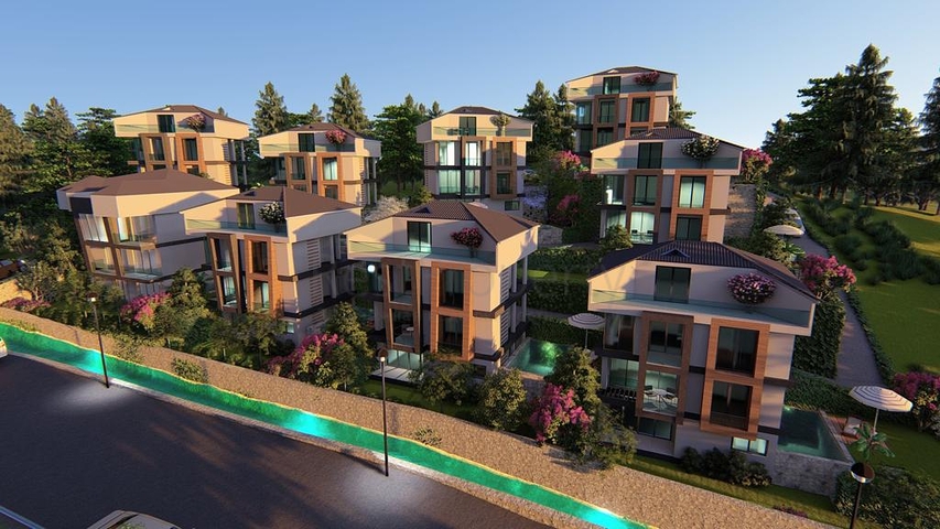 فيلات فريدة مطلة على البحر