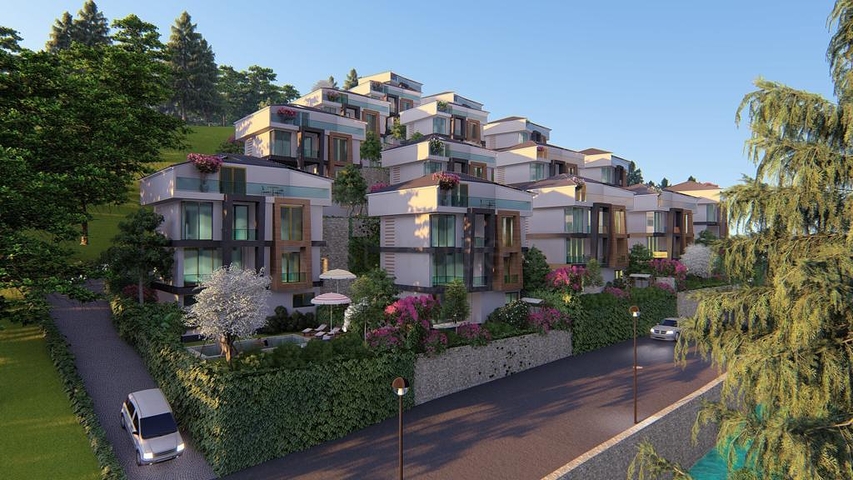 فيلات فريدة مطلة على البحر