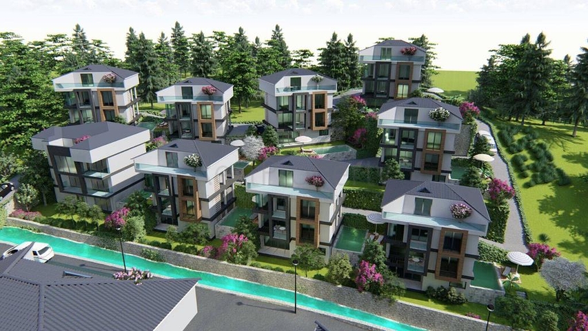 فيلات فريدة مطلة على البحر