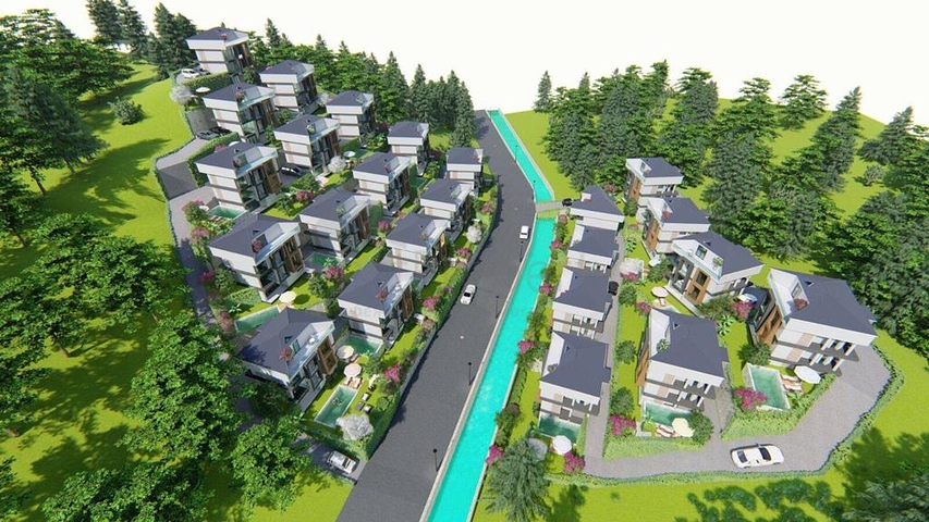 فيلات فريدة مطلة على البحر