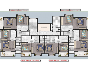 شقق بالاقساط في الانيا -مجمع قيد الانشاء في منطقة افسلار / الانيا 