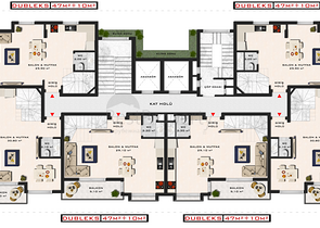 شقق بالاقساط في الانيا -مجمع قيد الانشاء في منطقة افسلار / الانيا 
