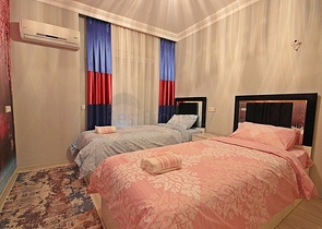 عقارات قريبة من البحر في الانيا - غرفتين وصالة مفروشة -في محمودلار / الانيا 