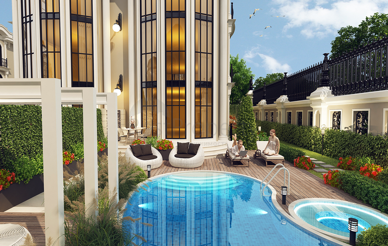 فيلات حصرية مطلة على البحر 