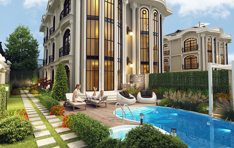 فيلات حصرية مطلة على البحر 