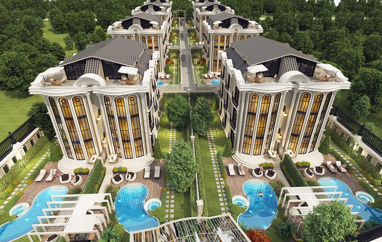 فيلات حصرية مطلة على البحر 