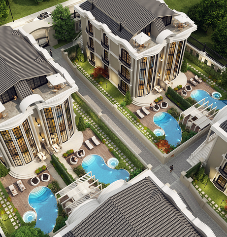 فيلات حصرية مطلة على البحر 