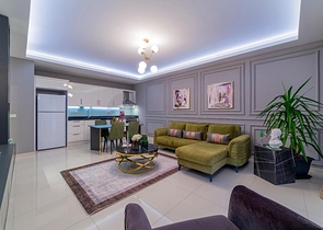 شقة واسعة - غرفة نوم وصالة -اثاث انيق -في محمودلار / الانيا 