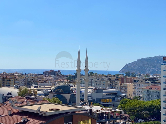 اطلالة بحر -شقة غرفة وصالة ضمن مجمع فاخر في جيكجلي / الانيا 