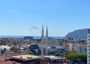 اطلالة بحر -شقة غرفة وصالة ضمن مجمع فاخر في جيكجلي / الانيا 