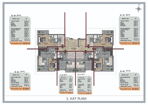 شقق بالاقساط في اوبا - مجمع قيد الانشاء - الانيا 