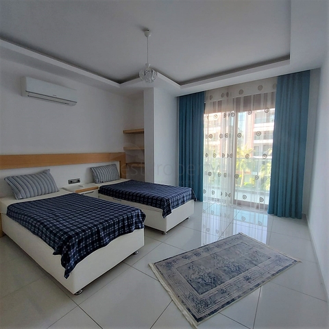 منطقة سكنية هادئة وقريبة من الخدامات - شقة 2 غرفة وصالة مفروشة -مجمع جديد -في اوبا / الانيا 