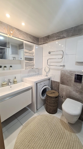 شقة ضمن مجمع فاخر في الانيا - تصميم غرفة وصالة -في جيكجلي / الانيا 