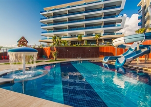 مجمعات سكنية فاخرة في الانيا - شقة غرفة وصالة مفروشة -في كارجيجاك / الانيا 