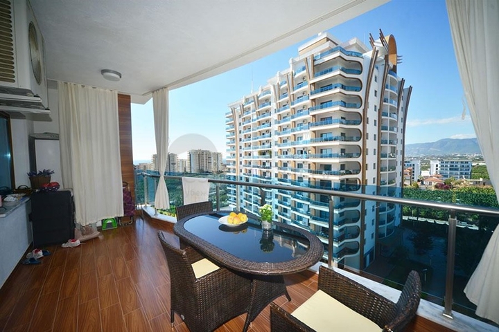 شقة ضمن مجمع خمس نجوم - تصميم 1+1 مفروشة  - في الانيا 