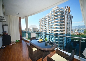 شقة ضمن مجمع خمس نجوم - تصميم 1+1 مفروشة  - في الانيا 