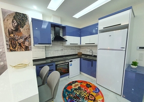 شقة غرفة وصالة جديدة - مفروشة وضمن مجمع سكني في محمودلار / الانيا 