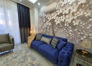 شقة غرفة وصالة جديدة - مفروشة وضمن مجمع سكني في محمودلار / الانيا 