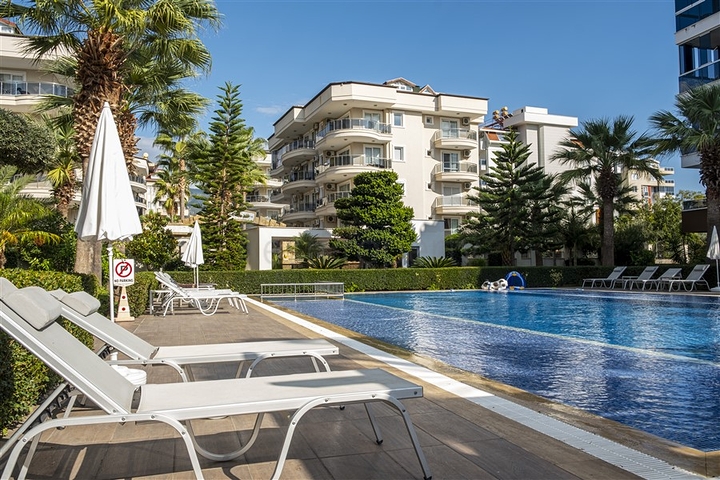 مجمع انيق في اوبا - شقة 2 غرفة وصالة مفروشة -في منطقة اوبا / الانيا 